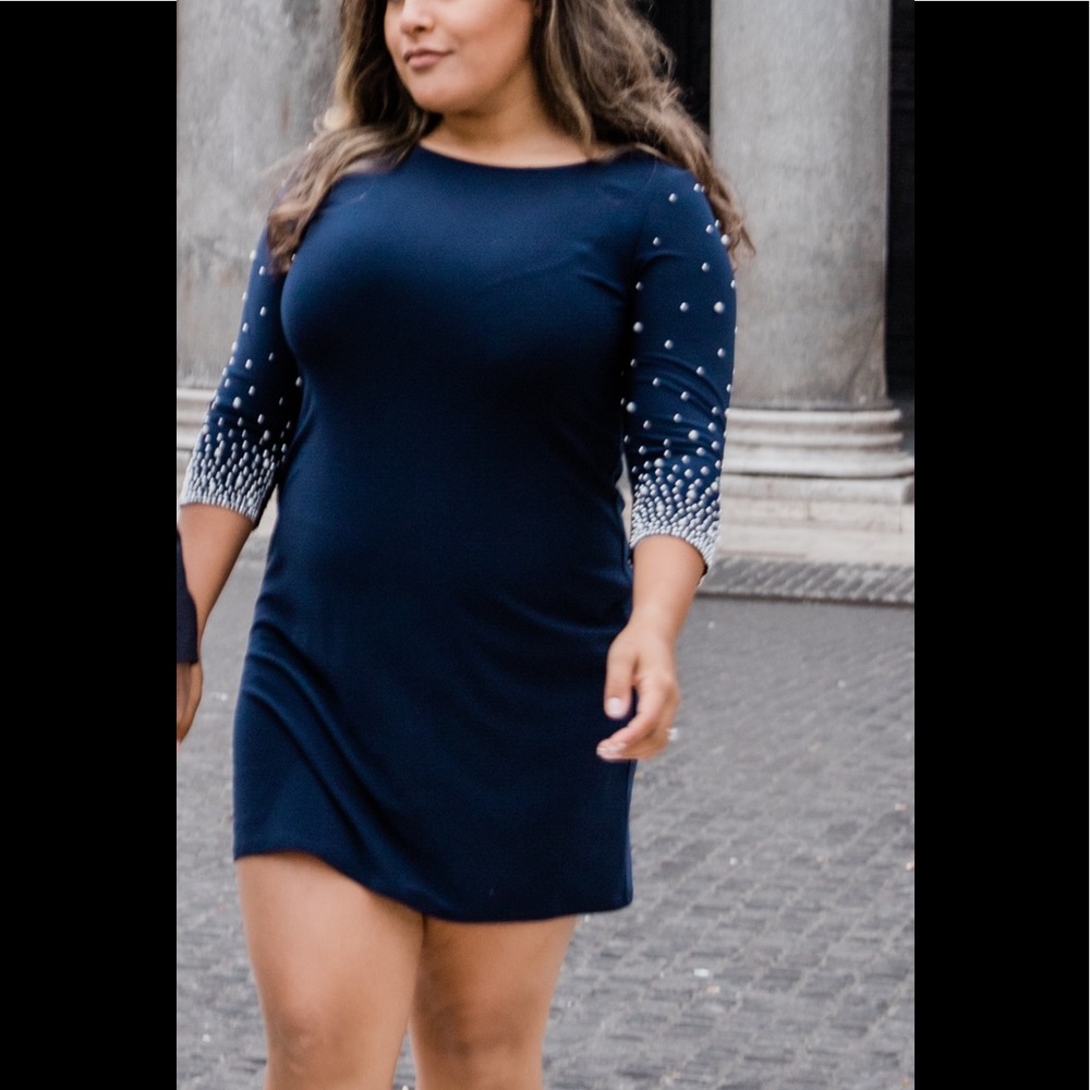 Blue dress